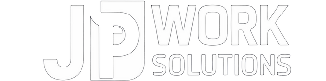 JP Work Solutions White Logo - Corporate Excellence